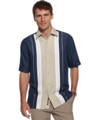 Lighten up your look. This easy, casual shirt from Cubavera keeps the weekend rolling. (Clearance) Lighten up your look. This easy, casual shirt from Cubavera keeps the weekend rolling. (Clearance)