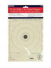 Crosman 25 Pack of Official Air Gun Paper Targets Crosman 25 Pack of Official Air Gun Paper Targets