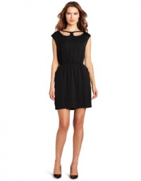 BCBGeneration Women's Collar Cutout Dress, Black, Small BCBGeneration Women's Collar Cutout Dress, Black, Small