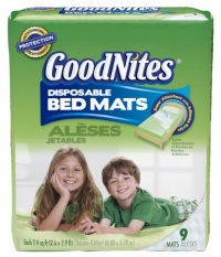 Goodnites Disposable Bed Mats, 9 Count Goodnites Disposable Bed Mats, 9 Count