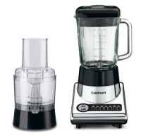 Cuisinart BFP-10CH PowerBlend Duet Blender and Food Processor, Chrome and Black