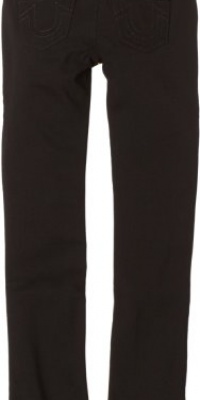 True Religion Girls 2-6X Stella Ponte Double Knit Jegging, Black, 2 True Religion Girls 2-6X Stella Ponte Double Knit Jegging, Black, 2