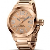 TW Steel Canteen 40mm Rose Dial Rose Gold-plated Unisex Watch TW303 TW Steel Canteen 40mm Rose Dial Rose Gold-plated Unisex Watch TW303