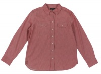 Lauren Jeans Co. Women's Cotton Chambray Button-Down Shirt