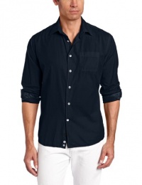 Benson Men's Poplin Solid Long Sleeve Woven Shirt Benson Men's Poplin Solid Long Sleeve Woven Shirt