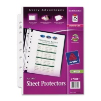 Avery Heavyweight Sheet Protectors, 5.5 x 8.5 Inches, Pack of 25 (77004) Avery Heavyweight Sheet Protectors, 5.5 x 8.5 Inches, Pack of 25 (77004)