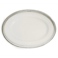 Arte Italicas best selling Tuscan Collection, the original pewter and ceramic dinnerware, combines white ceramic with our signature pewter trim. Hand-crafted in Italy of the highest quality materials, this classic collection translates seamlessly from traditional to contemporary, from casual to formal. Due to its popularity, the Tuscan line has grown to include more than 75 dinnerware items, serving pieces and accessories that can be mixed and matched with many of our product lines. Dishwasher safe on the low-heat setting. Please use non-abrasive detergents. Arte Italicas best selling Tuscan Collection, the original pewter and ceramic dinnerware, combines white ceramic with our signature pewter trim. Hand-crafted in Italy of the highest quality materials, this classic collection translates seamlessly from traditional to contemporary, from casual to formal. Due to its popularity, the Tuscan line has grown to include more than 75 dinnerware items, serving pieces and accessories that can be mixed and matched with many of our product lines. Dishwasher safe on the low-heat setting. Please use non-abrasive detergents.