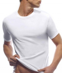 Tommy Hilfiger Men's 100% Cotton 4-Pk White Classic Crew Neck T-Shirt Tommy Hilfiger Men's 100% Cotton 4-Pk White Classic Crew Neck T-Shirt