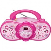 Barbie Bloombox BAR201 Portable CD Boombox with AM/FM Radio Barbie Bloombox BAR201 Portable CD Boombox with AM/FM Radio