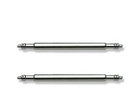 Two Stainless Steel Watchband Spring Bar Pins For Attaching Watch Band To Watches 19 mm Two Stainless Steel Watchband Spring Bar Pins For Attaching Watch Band To Watches 19 mm