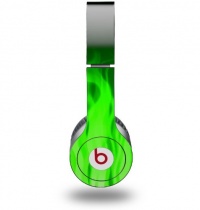 WraptorSkinz Fire Skin for Beats Solo HD Headphones, Green WraptorSkinz Fire Skin for Beats Solo HD Headphones, Green