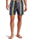 Bottoms Out Men's Stripe Swim Short