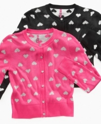 Sweet heart cardigan for your sweetheart by Takeout. Sweet heart cardigan for your sweetheart by Takeout.