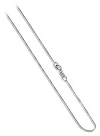 ZFCG001-W 14 KT White Gold 0.6mm 14k Baby Box Chain 16 inch to 24 inch ZFCG001-W 14 KT White Gold 0.6mm 14k Baby Box Chain 16 inch to 24 inch