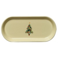 Fiesta 12-Inch Bread Tray, Christmas Tree