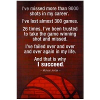 (13x19) Michael Jordan Succeed Quote Motivational Poster (13x19) Michael Jordan Succeed Quote Motivational Poster