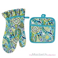 2 Piece Set oven mitt & Pot Holder - calypso santa cruz 2 Piece Set oven mitt & Pot Holder - calypso santa cruz
