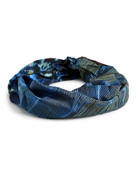 THE LOOKAllover tribal-inspired print with designer signatureHook-and-eye closureCan also be worn as a neck or wrist scarfTHE MEASUREMENTWidth, 7THE MATERIALSilkORIGINMade in Italy THE LOOKAllover tribal-inspired print with designer signatureHook-and-eye closureCan also be worn as a neck or wrist scarfTHE MEASUREMENTWidth, 7THE MATERIALSilkORIGINMade in Italy