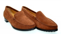 TOD'S Women's Carrie Moc Suede Brown Loafers Sz 36 7SK769 TOD'S Women's Carrie Moc Suede Brown Loafers Sz 36 7SK769