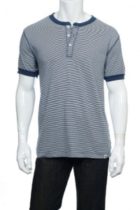 Club Room Tsunami (navy and white) Horizontal Stripes SS Henley Shirts Club Room Tsunami (navy and white) Horizontal Stripes SS Henley Shirts