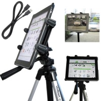 Charger-City Exclusive 7 to 11 Tablet Tripod MonoPod Video Camera Mount with 1/4-20 Thread Adapter & 360 Degrees Angle Adjustment Holder for Apple iPad 2 3 4 MINI Kindle Fire HD 7 8.9 Samsung Galaxy 7.7 8 Note 10.1 Microsoft Surface Slate. **Bundle also Charger-City Exclusive 7 to 11 Tablet Tripod MonoPod Video Camera Mount with 1/4-20 Thread Adapter & 360 Degrees Angle Adjustment Holder for Apple iPad 2 3 4 MINI Kindle Fire HD 7 8.9 Samsung Galaxy 7.7 8 Note 10.1 Microsoft Surface Slate. **Bundle also