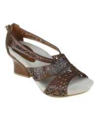 Reminiscent of beautifully carved wood, the lovely Ensenada sandals by Earthies are a treasure for your shoe collection with their signature wellness footbed. Reminiscent of beautifully carved wood, the lovely Ensenada sandals by Earthies are a treasure for your shoe collection with their signature wellness footbed.