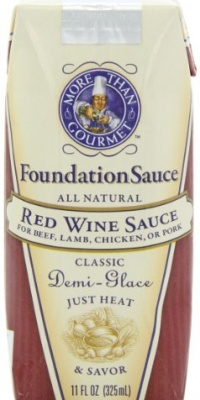 More Than Gourmet Red Wine Foundation Sauce, Classic Demi-Glace, 11-Ounce Packages (Pack of 6) More Than Gourmet Red Wine Foundation Sauce, Classic Demi-Glace, 11-Ounce Packages (Pack of 6)