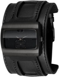 Vestal Men's SN032 Saint All Black Leather Watch Vestal Men's SN032 Saint All Black Leather Watch