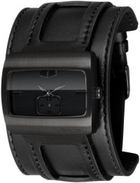 Vestal Men's SN032 Saint All Black Leather Watch