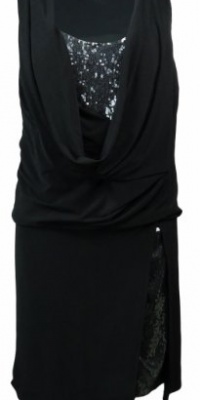 Xscape by Joanna Chen Women's Jersey Sequin Dress Black