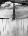 Misty Morning (Golden Gate Bridge) Art Poster Print - 24x36 Travel Poster Print, 24x36