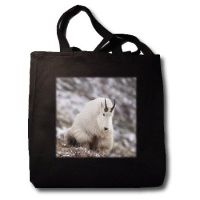 Billy Mountain Goats, Altyn Ridge, Glacier NP Montana - US27 CHA2586 - Chuck Haney - Washed Denium Tote Bag 14w X 14h X 3d Billy Mountain Goats, Altyn Ridge, Glacier NP Montana - US27 CHA2586 - Chuck Haney - Washed Denium Tote Bag 14w X 14h X 3d