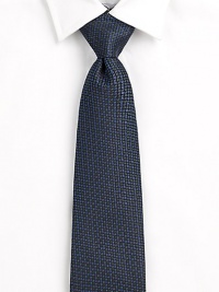 Refresh and revitalize your tailored classics with this neatly patterned design woven in luxurious silk.About 3 wideMulberry silkDry cleanMade in Great Britain Refresh and revitalize your tailored classics with this neatly patterned design woven in luxurious silk.About 3 wideMulberry silkDry cleanMade in Great Britain