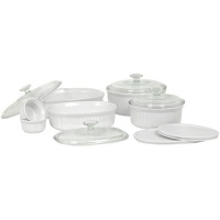 CorningWare French White 12-Piece Bake-and-Serve Gift Set CorningWare French White 12-Piece Bake-and-Serve Gift Set