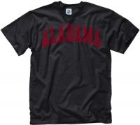 Alabama Crimson Tide Black Arch T-Shirt Alabama Crimson Tide Black Arch T-Shirt