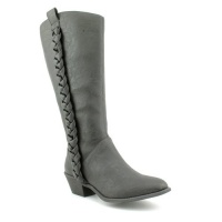 Unlisted Kenneth Cole Country Club Fashion Mid-Calf Boots Black Womens Unlisted Kenneth Cole Country Club Fashion Mid-Calf Boots Black Womens