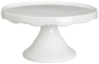 Rosanna Medium 10-1/2-Inch Pedestal, White Rosanna Medium 10-1/2-Inch Pedestal, White