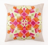 Trina Turk Embroidered Kaleidoscope Pillow Trina Turk Embroidered Kaleidoscope Pillow