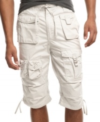 Go long. These cargo shorts from Sean John get a few extra inches for truly streetwise styling. Go long. These cargo shorts from Sean John get a few extra inches for truly streetwise styling.