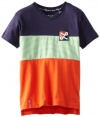 LRG - Kids Boys 2-7 Little L R Group Tee, Fiesta, 4