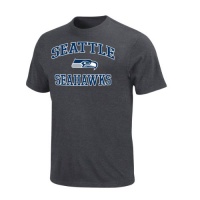 Seattle Seahawks Heart & Soul Charcoal T-Shirt Seattle Seahawks Heart & Soul Charcoal T-Shirt