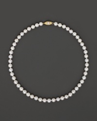 Cultured Akoya pearl necklace.