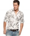 Read the fine print - this shirt from INC International Concepts ups your casual style game.
