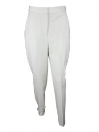 Stella Mccartney Womens Creased Cuffed Taper Leg Wool Pants