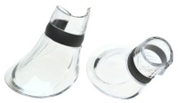 Vacu Vin Crystal Wine Servers, Set of 2 Vacu Vin Crystal Wine Servers, Set of 2