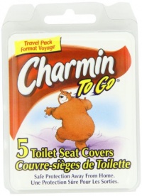 Charmin To Go Toilet Seat Covers, 5-Count (Pack of 24) Charmin To Go Toilet Seat Covers, 5-Count (Pack of 24)