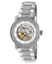 Powered by 21 jewel automatic movement, this glistening watch from Kenneth Cole New York runs at your pace. Powered by 21 jewel automatic movement, this glistening watch from Kenneth Cole New York runs at your pace.