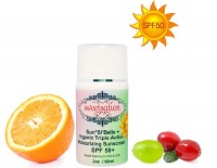 Sun*Si'Belle+ SPF 50 Organic Triple Action Moisturizer, with Antioxidants, CoQ10 and Hyaluronic Acid. Sun*Si'Belle+ SPF 50 Organic Triple Action Moisturizer, with Antioxidants, CoQ10 and Hyaluronic Acid.