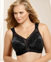 With extra padding and a wider design, you won't ever worry about uncomfortable bra straps. Perfect for fuller figures, the Playtex 18 Hour original comfort strap bra is complete with a lovely jacquard print. Style #4693 With extra padding and a wider design, you won't ever worry about uncomfortable bra straps. Perfect for fuller figures, the Playtex 18 Hour original comfort strap bra is complete with a lovely jacquard print. Style #4693