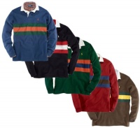 Polo Ralph Lauren Classic-Fit Chest Stripe Rugby Polo Ralph Lauren Classic-Fit Chest Stripe Rugby